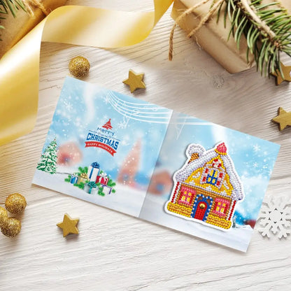 Set of 8 Christmas Greeting Cards Set E - Greeting Card