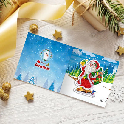 Set of 8 Christmas Greeting Cards Set E - Greeting Card