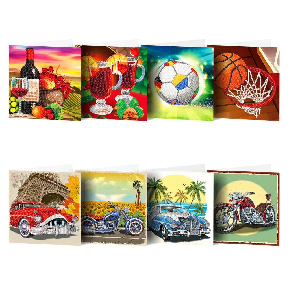 Set of 8 For the Boys Greeting Cards - Greeting Card