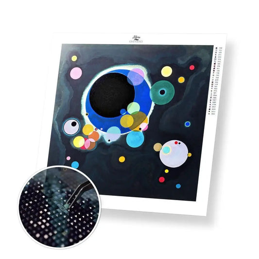 Several Circles - Premium Diamond Painting Kit - 30x30cm / 12x12’’ / Square (Most Popular) - Diamond Painting Kit