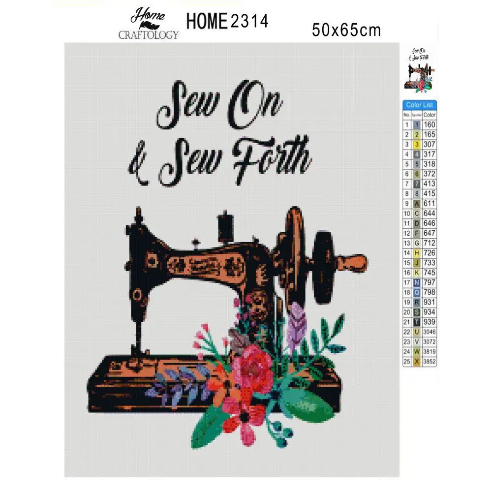 Sew On & Sew Forth - Premium Diamond Painting Kit - Diamond Painting Kit