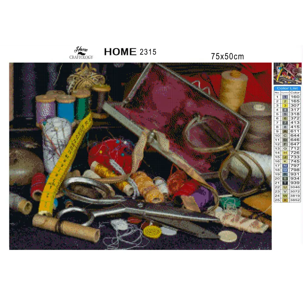 Sewing Items - Premium Diamond Painting Kit - Diamond Painting Kit