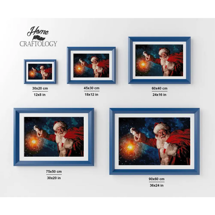 Smiling Santa - Premium Diamond Painting Kit - Diamond Painting Kit