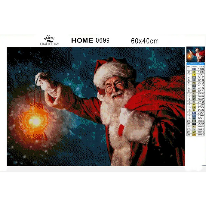 Smiling Santa - Diamond Painting Kit - Home Craftology