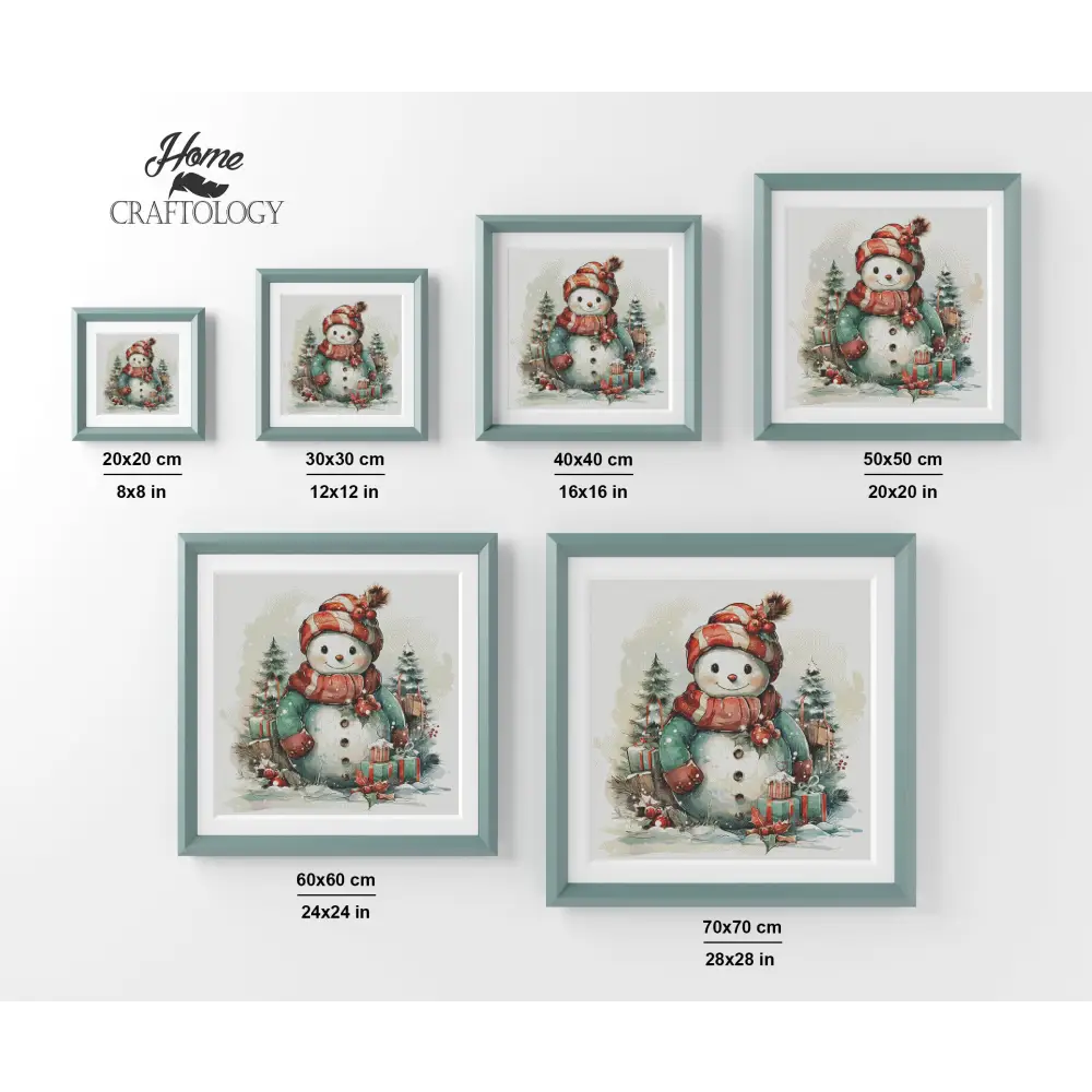 Snowman Painting - Exclusive Premium Diamond Painting Kit - Diamond Painting Kit