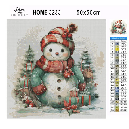 Snowman Painting - Exclusive Premium Diamond Painting Kit - Diamond Painting Kit