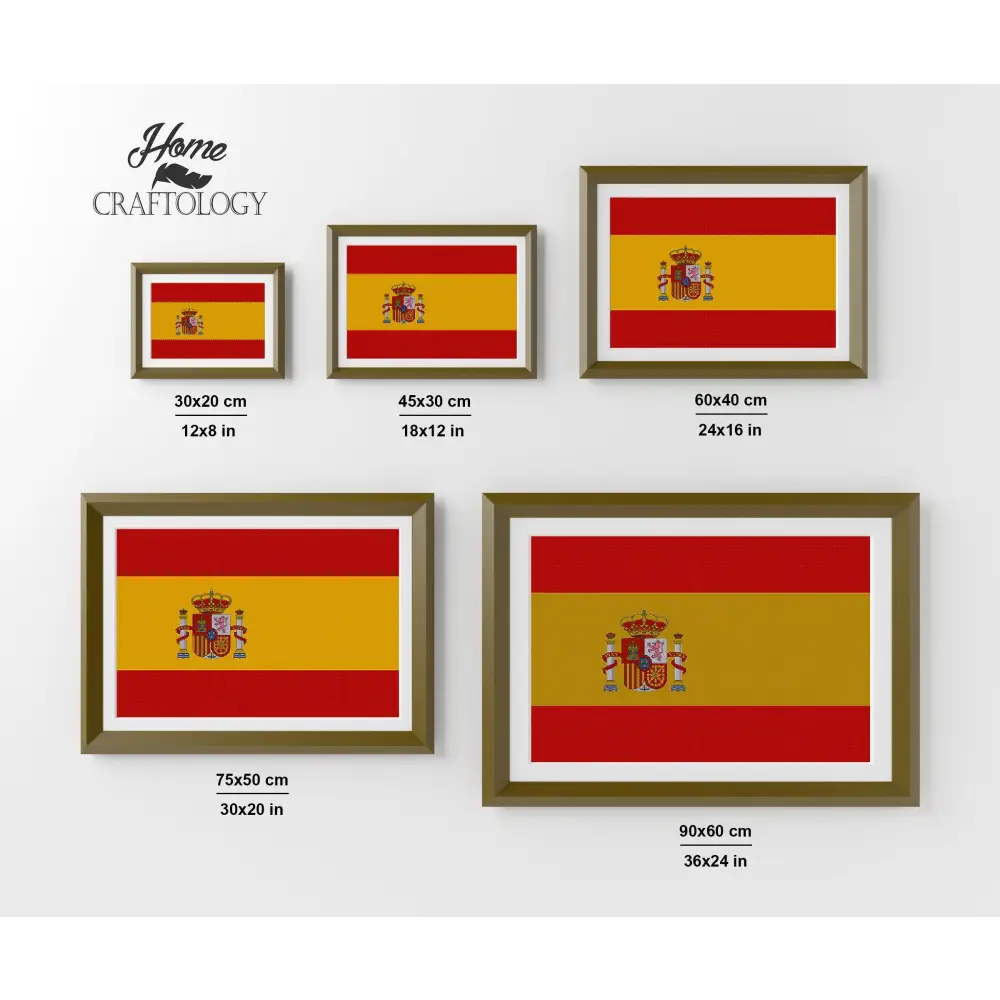 Spain Flag - Premium Diamond Painting Kit - Diamond Painting Kit