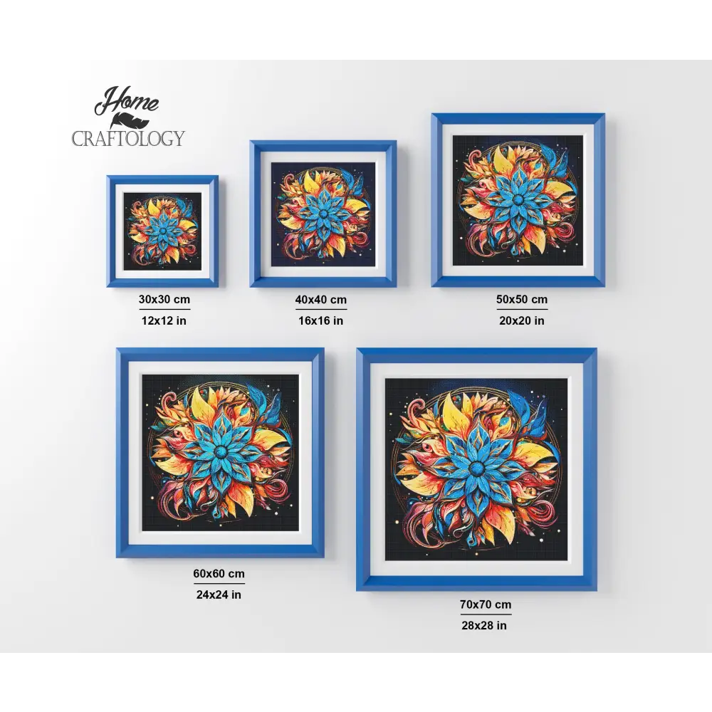 Sparkling Flower Mandala - Exclusive Premium Diamond Painting Kit - Diamond Painting Kit