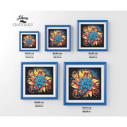 Sparkling Flower Mandala - Exclusive Premium Diamond Painting Kit - Diamond Painting Kit