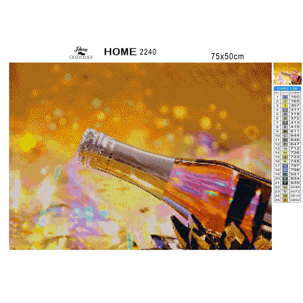 Sparkling Wine - Premium Diamond Painting Kit - Diamond Painting Kit