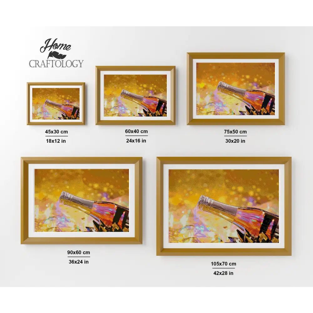 Sparkling Wine - Premium Diamond Painting Kit - Diamond Painting Kit