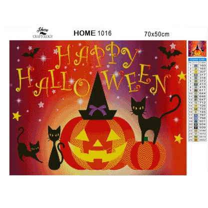 Sparkly Halloween - Diamond Painting Kit - Home Craftology