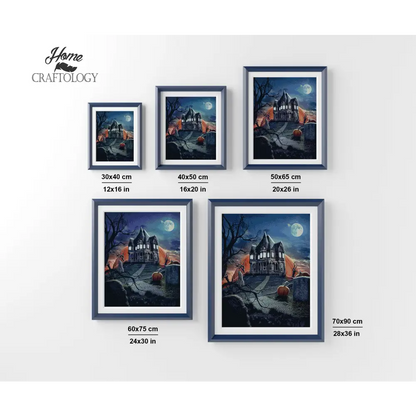 Spooky House - Premium Diamond Painting Kit - Diamond Painting Kit
