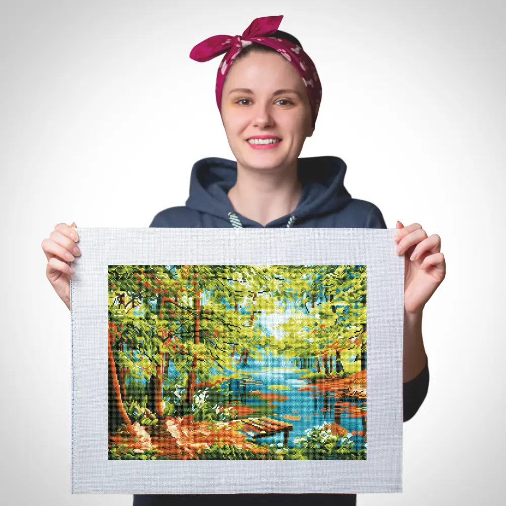 Springtime Forest Kit - Cross Stitch - No Frame - Cross Stitch Kit