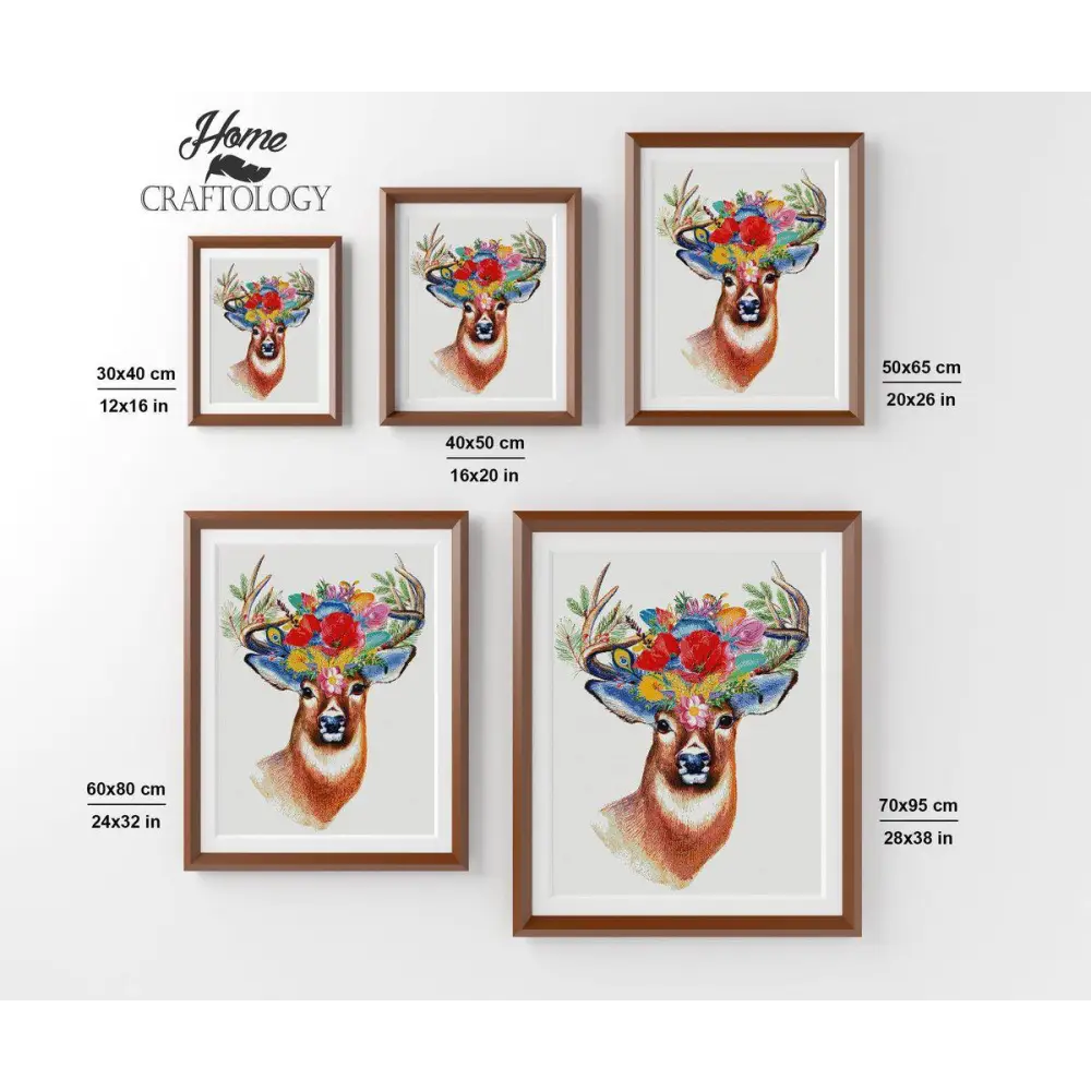 Stag Painting - Premium Diamond Painting Kit - Diamond Painting Kit