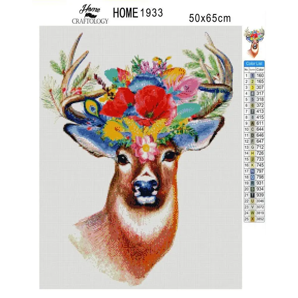 Stag Painting - Premium Diamond Painting Kit - Diamond Painting Kit