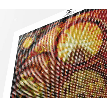 Stained Glass City - Exclusive Premium Diamond Painting Kit - Diamond Painting Kit