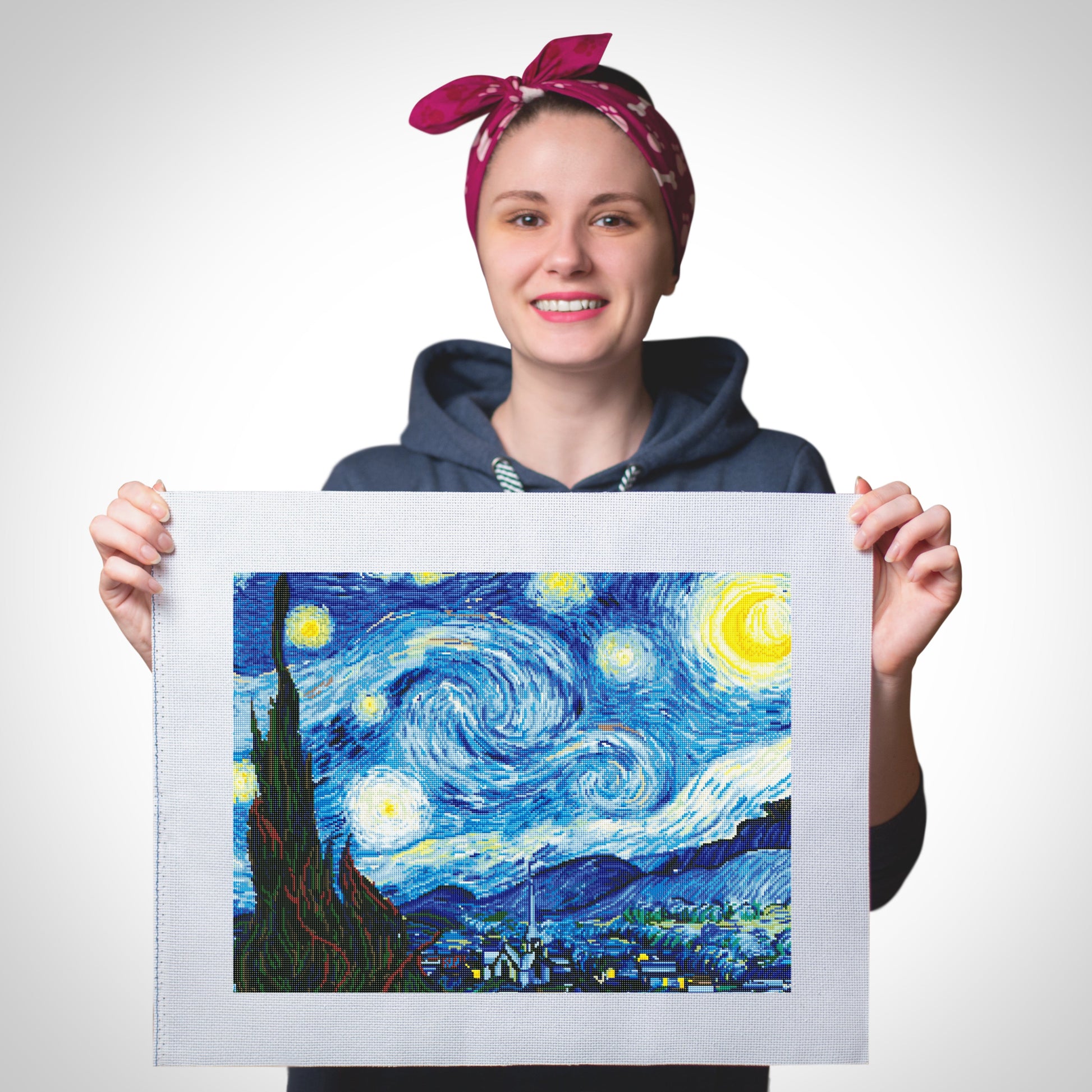 Starry Night Kit - Cross Stitch - No Frame - Cross Stitch Kit