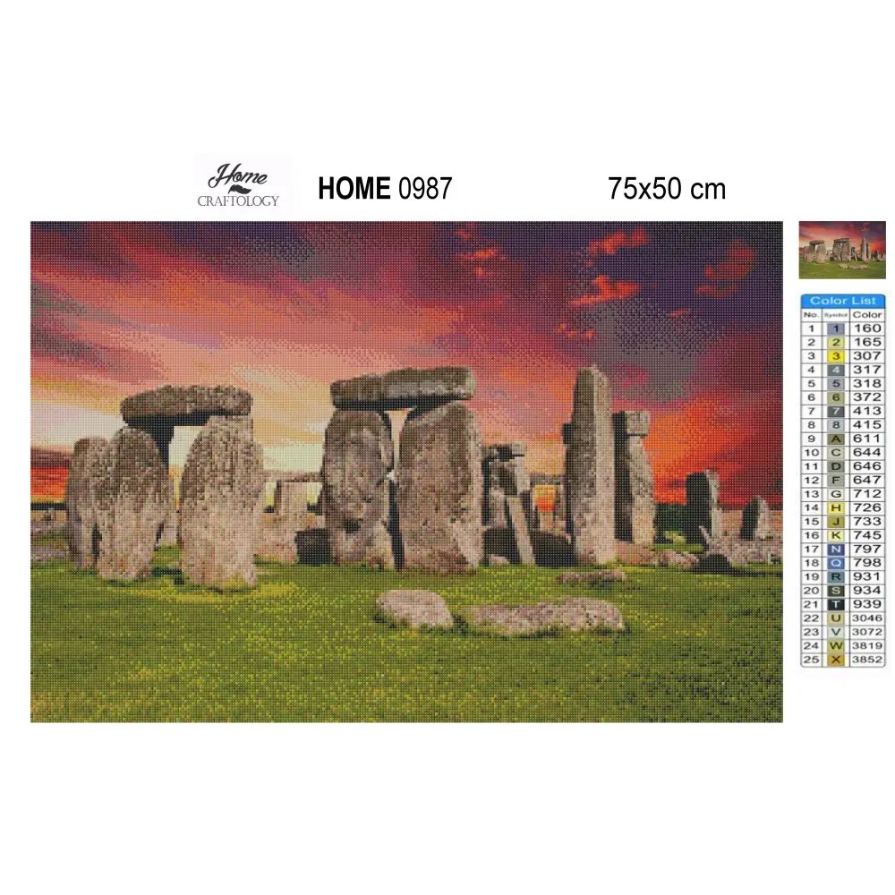 Stonehenge - Premium Diamond Painting Kit - Diamond Painting Kit