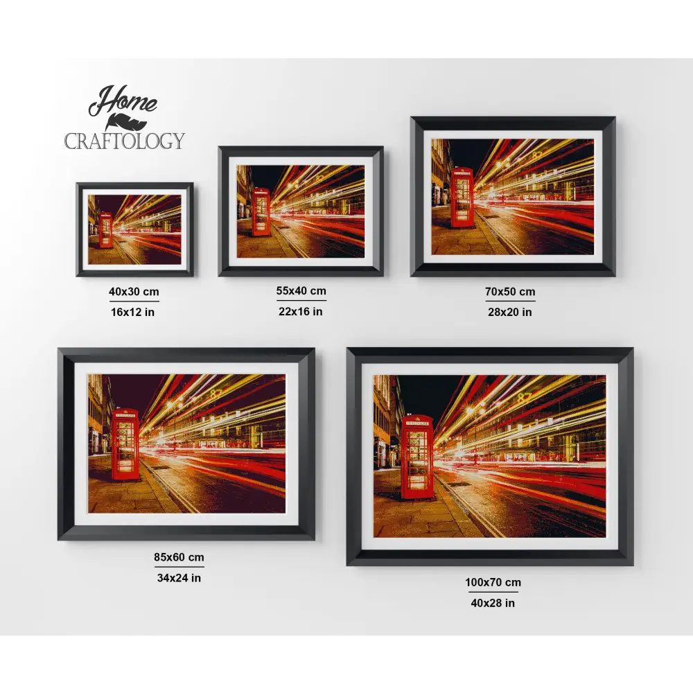 Streets of London - Premium Diamond Painting Kit - Diamond Painting Kit