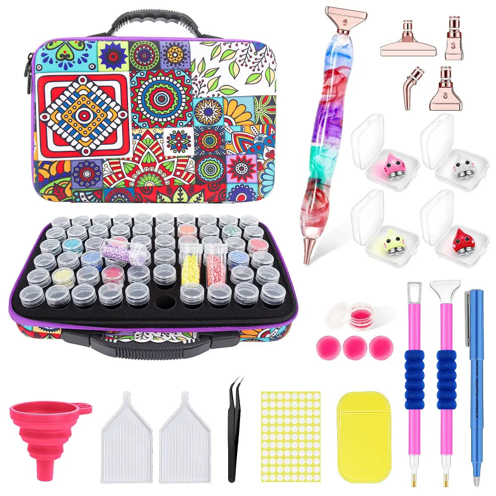 Stylish Diamond Painting Accessories Package - Colorful Patterns - Diamond Painting Accessory