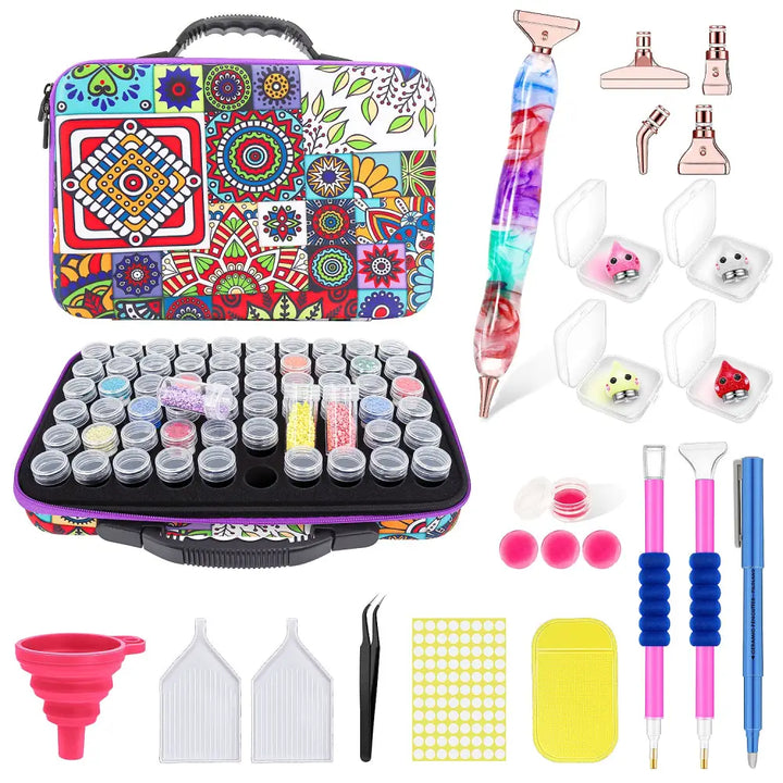 Stylish Diamond Painting Accessories Package - Colorful Patterns - Diamond Painting Accessory
