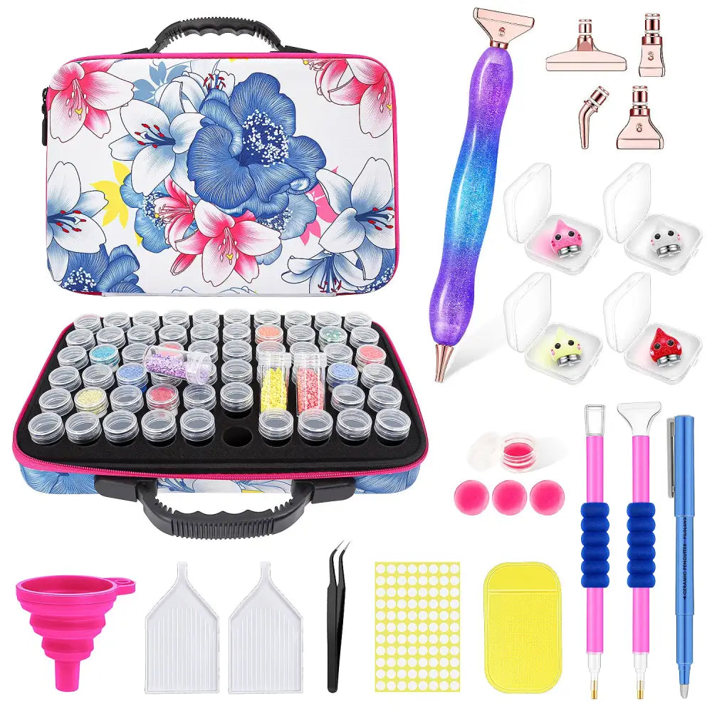 Stylish Diamond Painting Accessories Package - Flowers - Diamond Painting Accessory