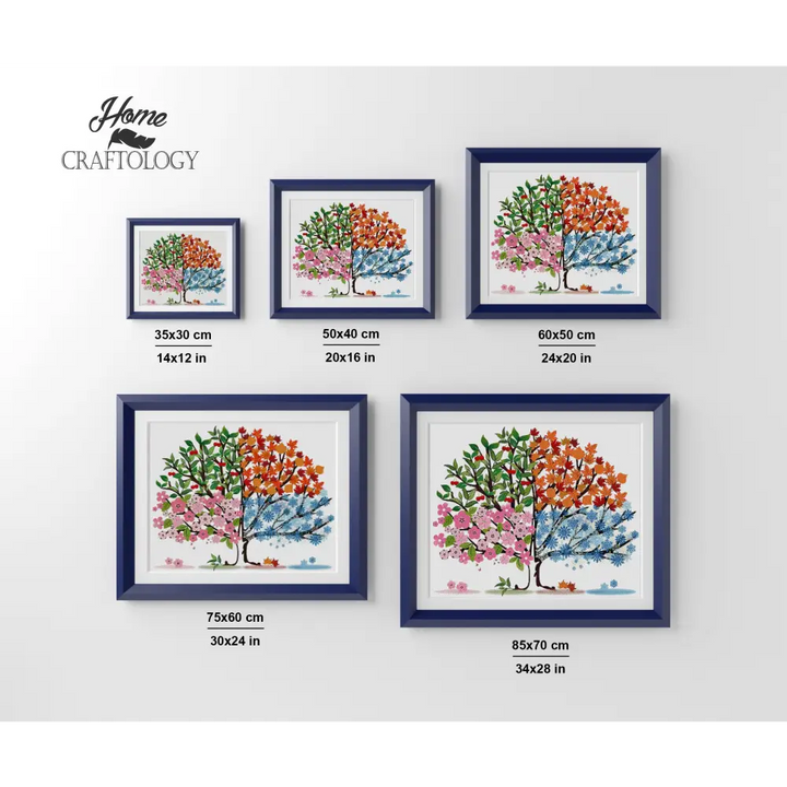 Summer Fall Spring Winter - Premium Diamond Painting Kit - Diamond Painting Kit