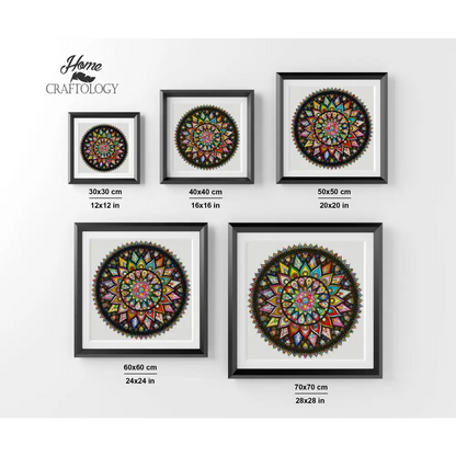 Sun Mandala - Premium Diamond Painting Kit - Diamond Painting Kit
