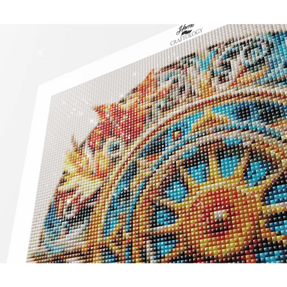 Sunburst Mandala - Exclusive Premium Diamond Painting Kit - Diamond Painting Kit