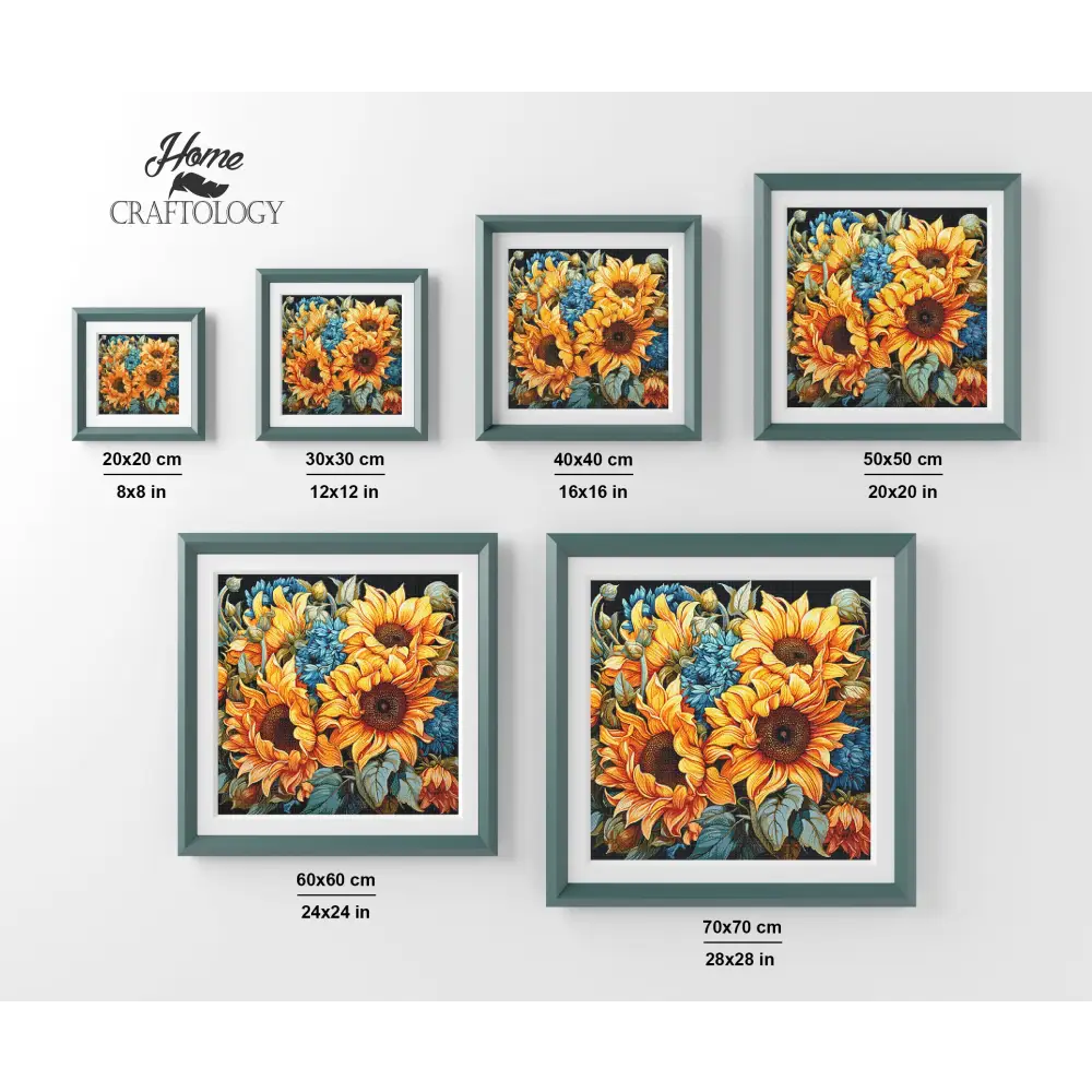 Sunflower Bouquet - Exclusive Premium Diamond Painting Kit - Diamond Painting Kit