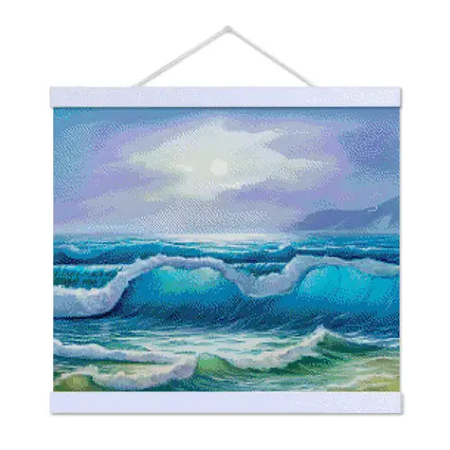 Sunlit Waves - Exclusive Premium Diamond Painting Kit - Diamond Painting Kit