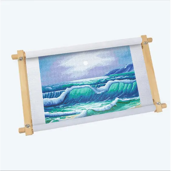 Sunlit Waves Kit - Cross Stitch - With Frame - Cross Stitch Kit