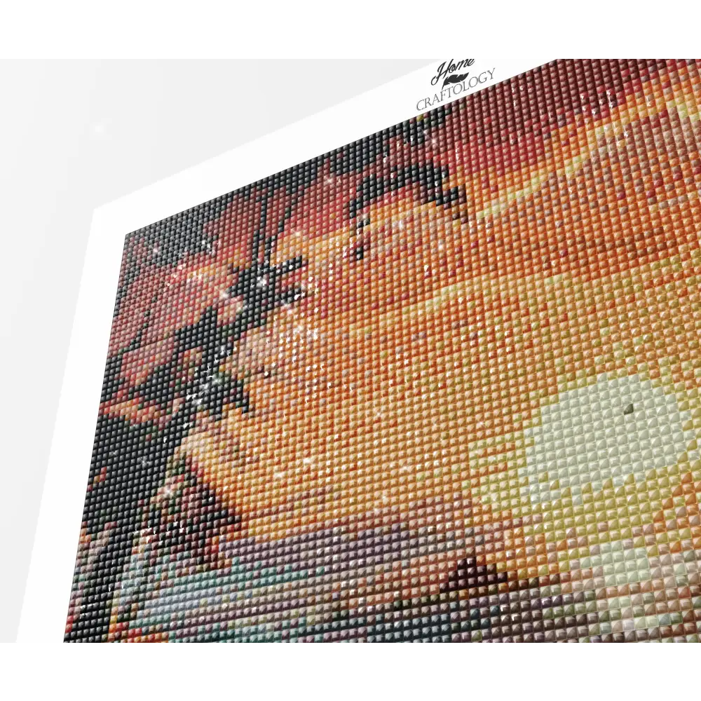 Sunset by the Beach - Exclusive Premium Diamond Painting Kit - Diamond Painting Kit