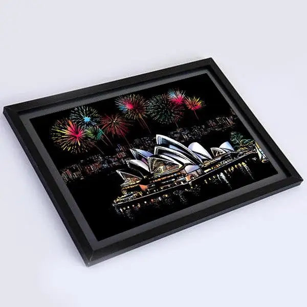 Sydney Australia - Scratch Painting Kit - Scratch Painting