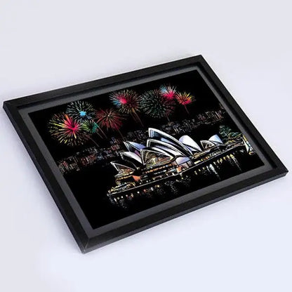 Sydney Australia - Scratch Painting Kit - Scratch Painting