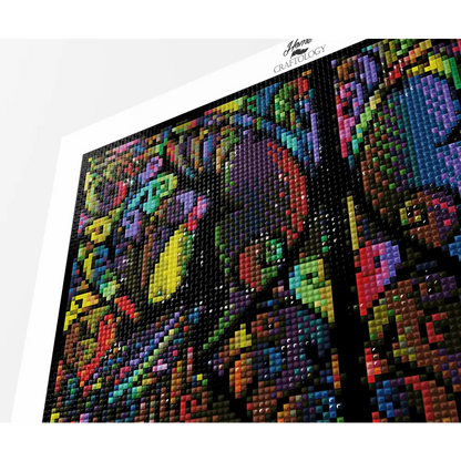 Symmetrical Peacocks - Premium Diamond Painting Kit - Diamond Painting Kit