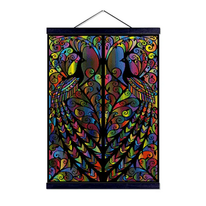 Symmetrical Peacocks - Premium Diamond Painting Kit - Diamond Painting Kit