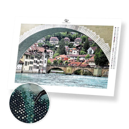 The Aere River - Premium Diamond Painting Kit - 45x30cm / 18x12’’ / Square (Most Popular) - Diamond Painting Kit