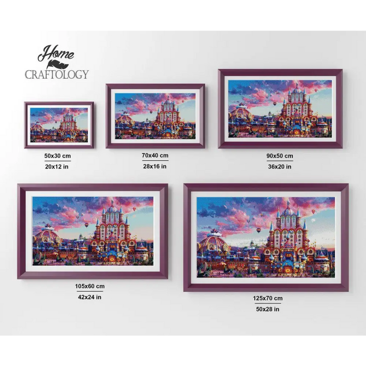 The Fairytale Castle - Premium Diamond Painting Kit - Diamond Painting Kit