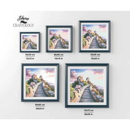 The Great Wall of China - Exclusive Premium Diamond Painting Kit - Diamond Painting Kit