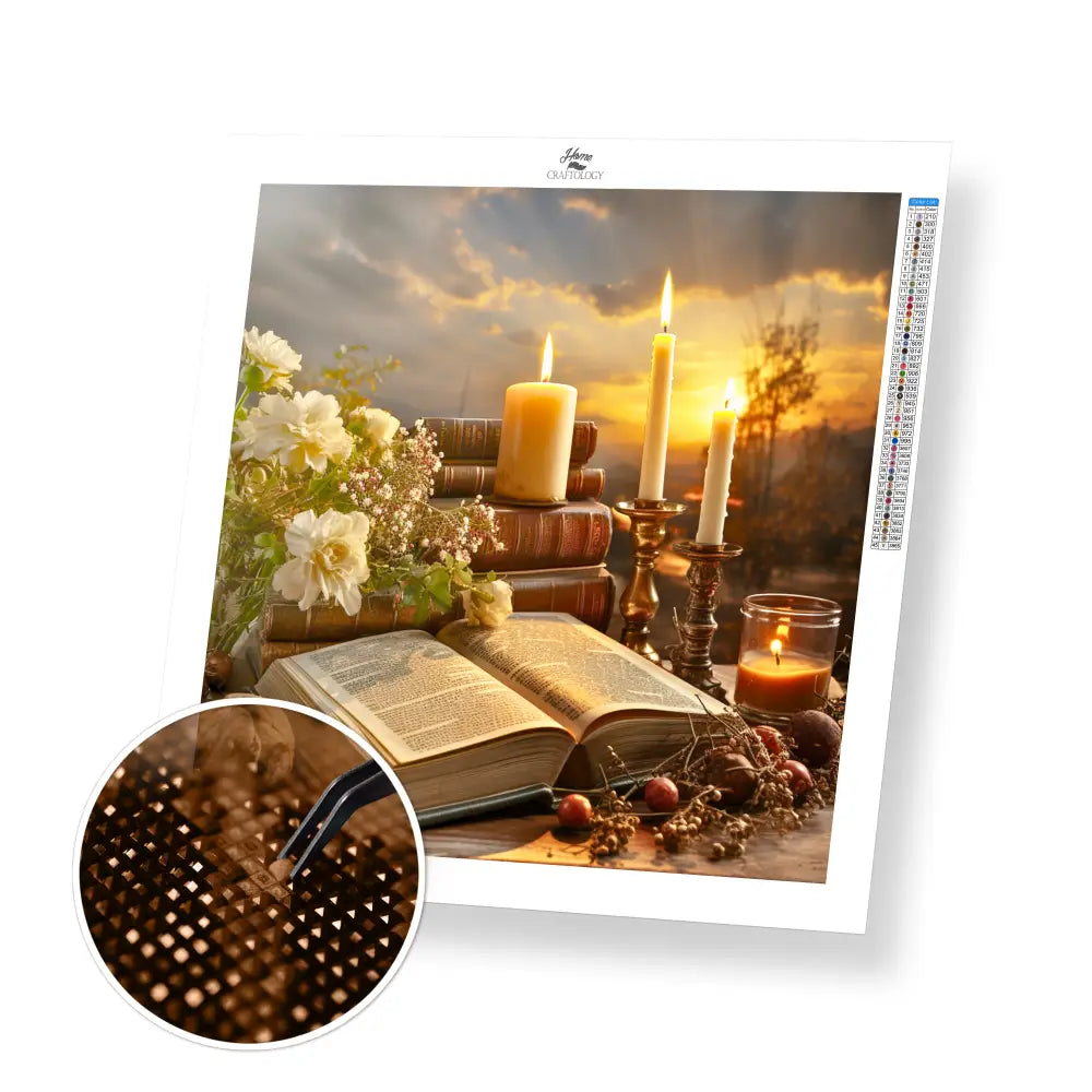 The Holy Bible - Exclusive Premium Diamond Painting Kit - 30x30cm / 12x12’’ / Square (Most Popular) - Diamond Painting