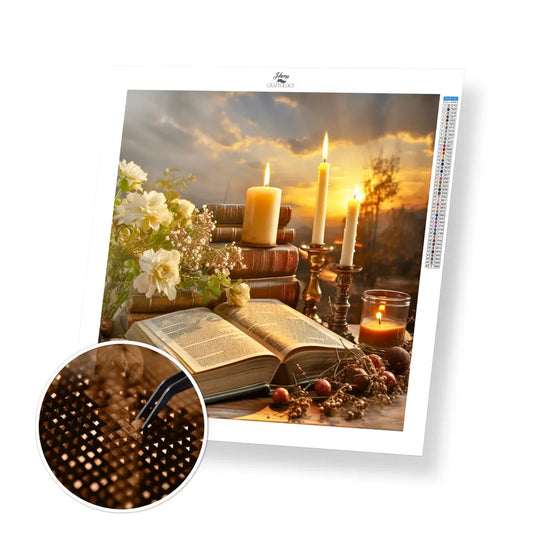 The Holy Bible - Exclusive Premium Diamond Painting Kit - 30x30cm / 12x12’’ / Square (Most Popular) - Diamond Painting