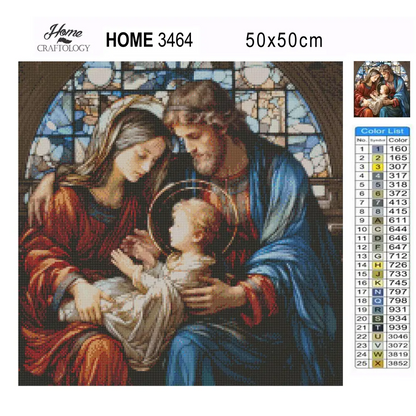 The Holy Family - Exclusive Premium Diamond Painting Kit - Diamond Painting Kit