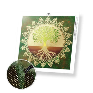 The Tree of Life - Exclusive Premium Diamond Painting Kit - 30x30cm / 12x12’’ / Square (Most Popular) - Diamond