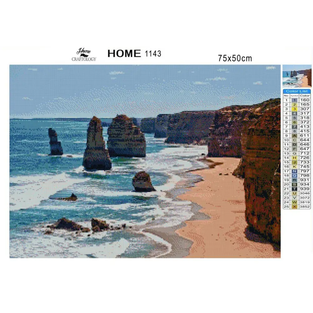 The Twelve Apostles - Diamond Painting Kit - Home Craftology
