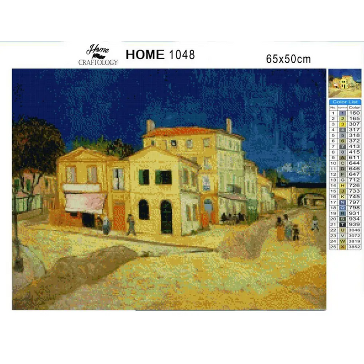 The Yellow House - Diamond Painting Kit - Home Craftology