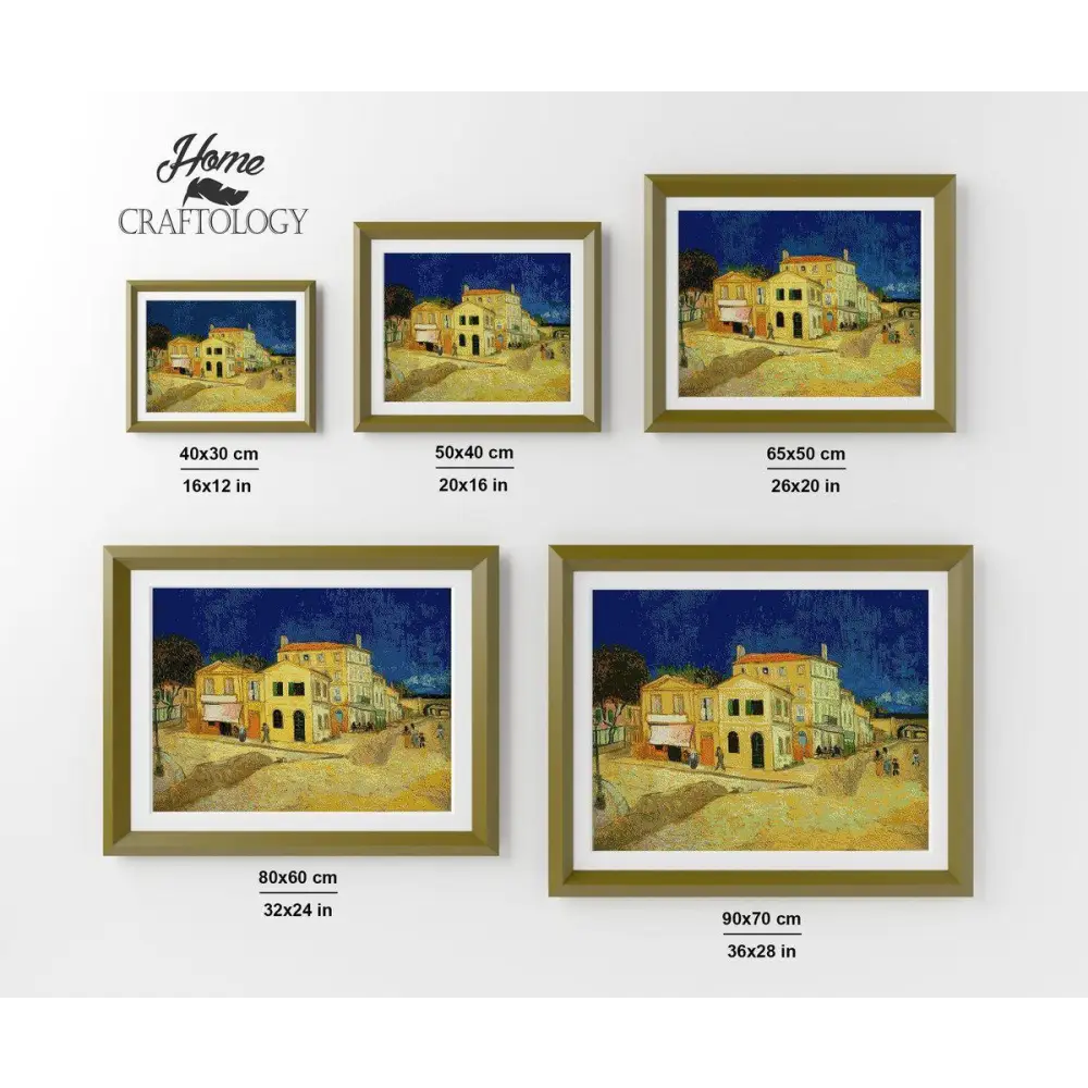 The Yellow House - Premium Diamond Painting Kit - Diamond Painting Kit
