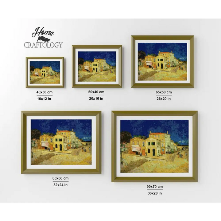 The Yellow House - Premium Diamond Painting Kit - Diamond Painting Kit