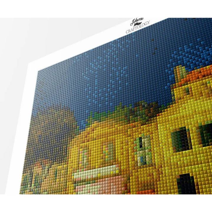 The Yellow House - Premium Diamond Painting Kit - Diamond Painting Kit